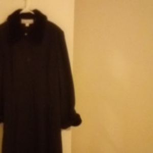 Full length wool coat